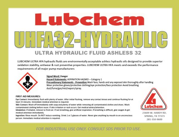 Ultra Ashless Hydraulic Fluids